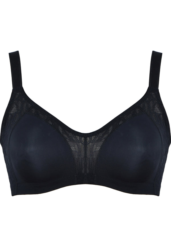 Naturana Minimizer und Side Smoother BH mit Spitze - Schwarz Exklusive Angebote