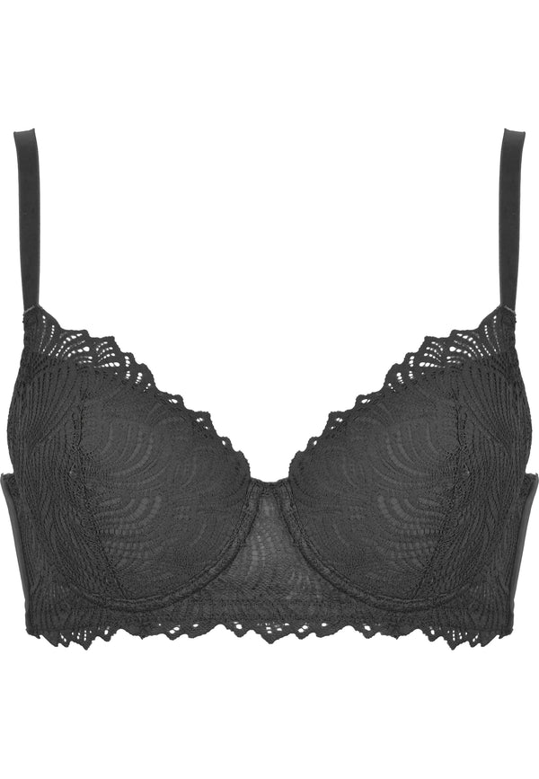 Naturana Bügel-BH mit Spitze - Schwarz Sonderangebote