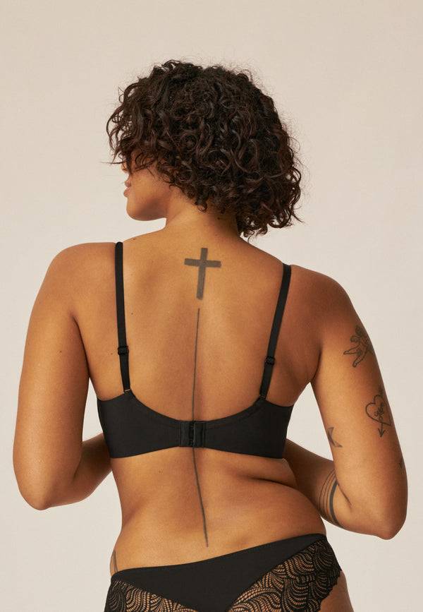 Naturana Soft-BH mit Schale und Spitze - Schwarz Riesige Ersparnisse