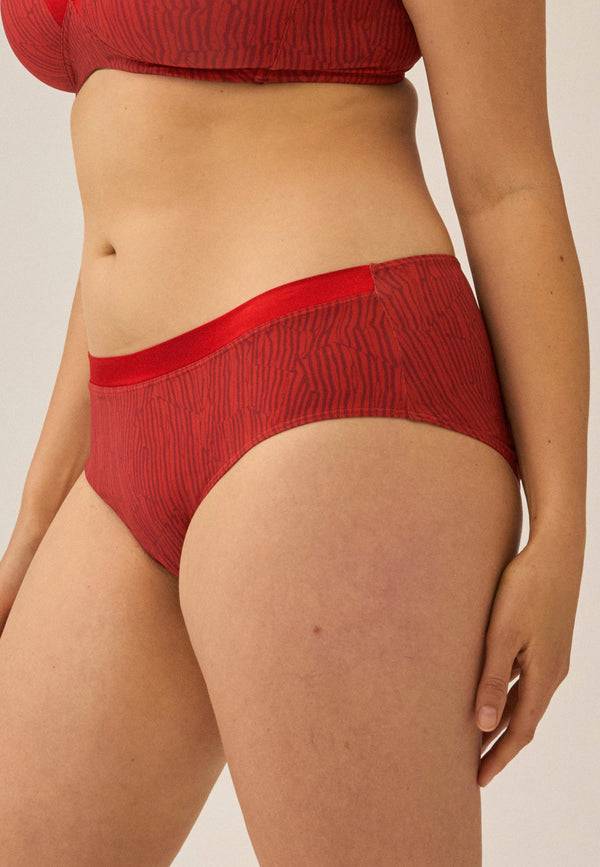 Naturana Softer Slip mit Glanzband - Negroni Print Black Friday Preise