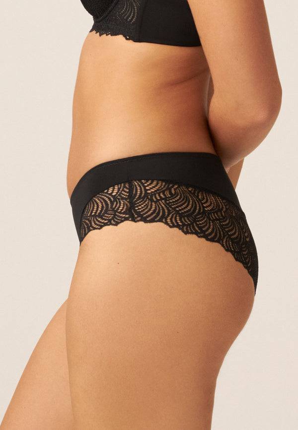 Naturana Panty mit Spitzendetails - Schwarz Im Verkauf
