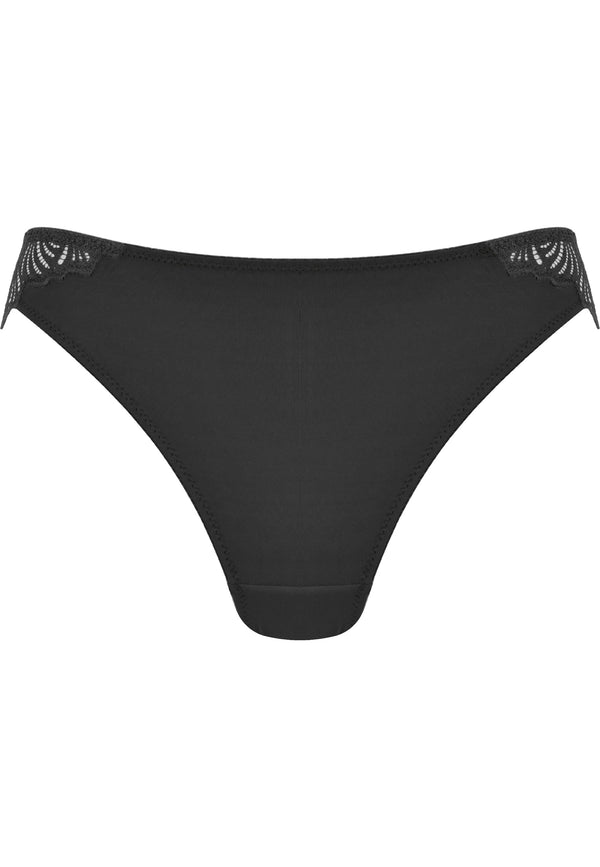 Naturana Slip mit Spitzendetails - Schwarz zollfrei