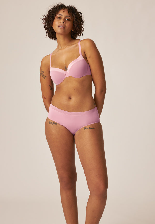 Naturana Softer Slip mit Glanzband - Smoked Orchid Rabatte dieses Monats