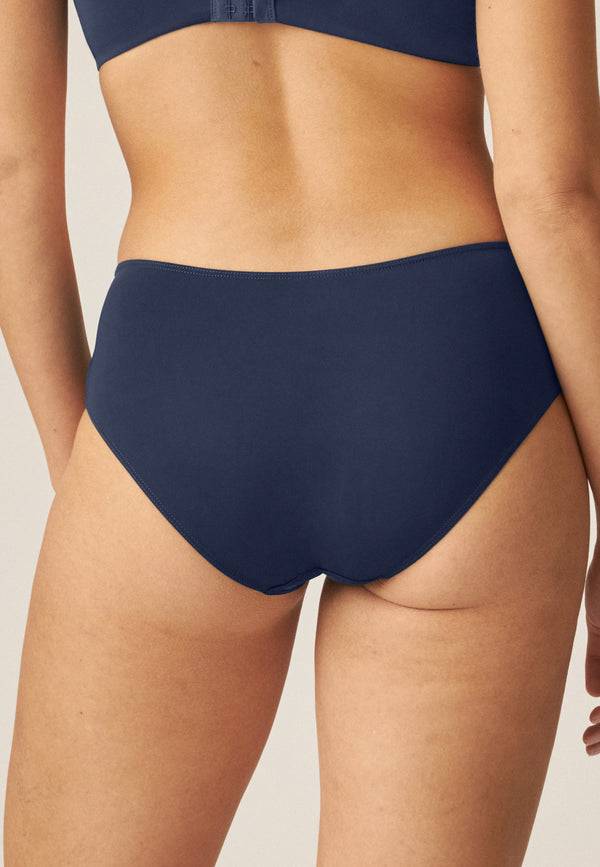 Naturana Softer Slip mit Glanzband - Navy Günstiger Verkauf