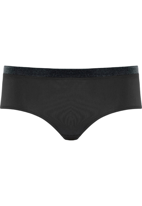 Naturana Softer Slip mit Glanzband - Schwarz Meist gekauft