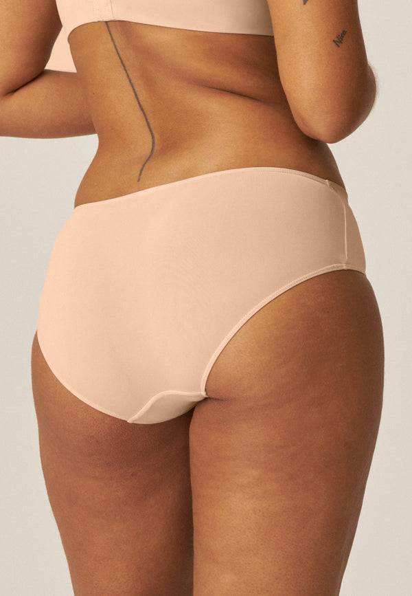 Naturana Softer Slip mit Glanzband - Light Beige Blitzverkäufe