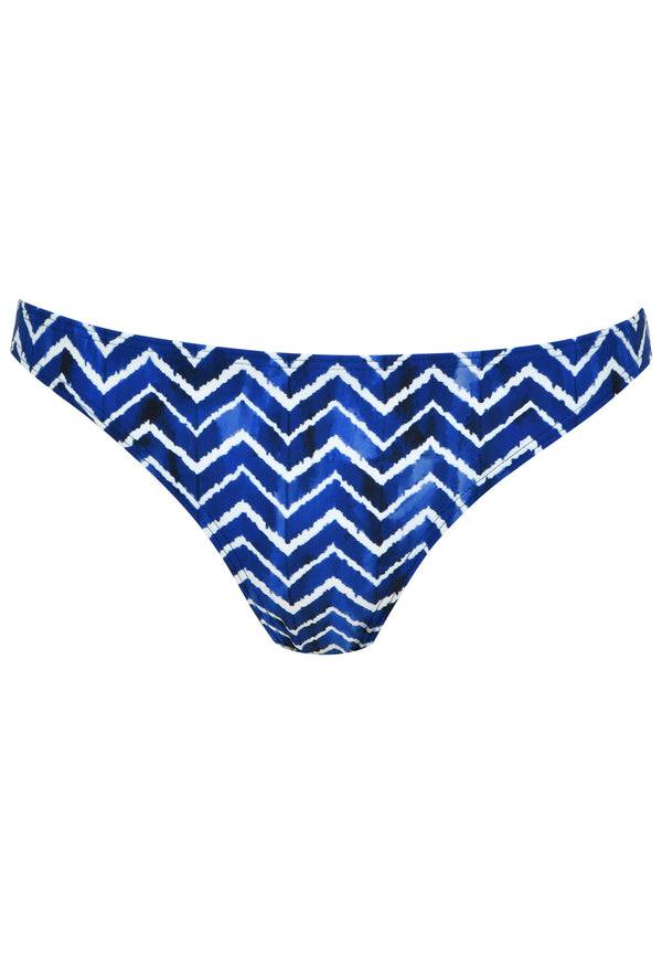 Naturana Bikinihose The Zig-Zag - Blau-Ecru Fabrikpreis