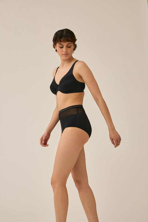 Naturana Bügel-BH mit Spitzendetails - Schwarz Osterangebot