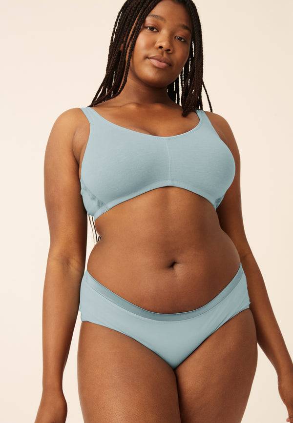 Naturana Soft-BH aus Baumwolle - Matcha Sorbet Neueste Mode