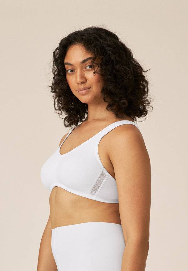 Naturana Soft-BH aus Baumwolle - Weiss Kauf eins, bekomm eins gratis