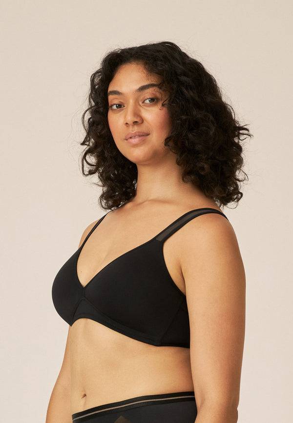 Naturana Soft-BH mit Schale - Schwarz Sonderangebote