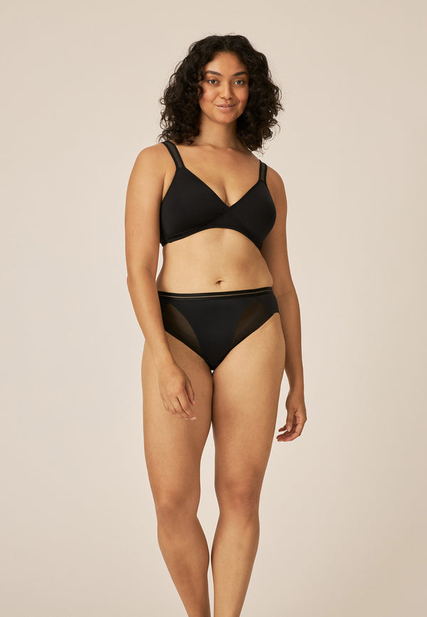 Naturana Soft-BH mit Schale - Schwarz Sonderangebote
