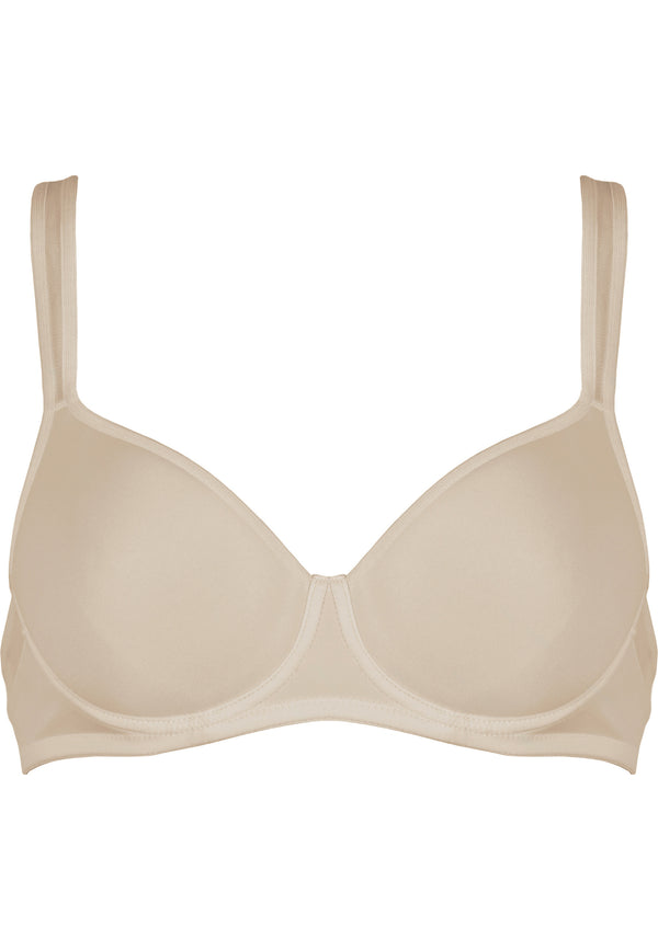Naturana Spacer Bügel-BH mit Mesh Details - Light Beige Super Sparpreis
