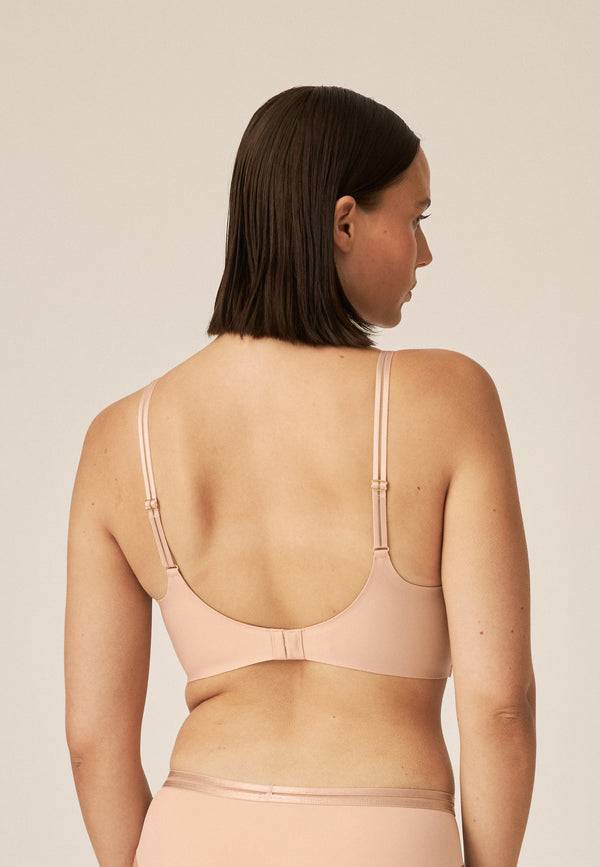 Naturana Softer Wohlfühl-BH mit Mesh-Details - Light Beige Begrenzte Freigabe