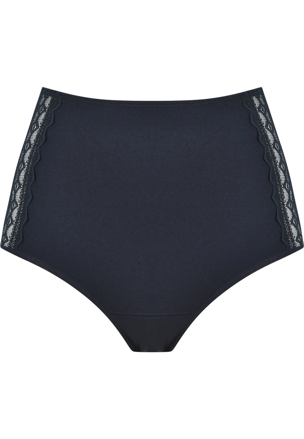 Naturana Perioden Highwaist Slip - Schwarz Letzte 3 Tage