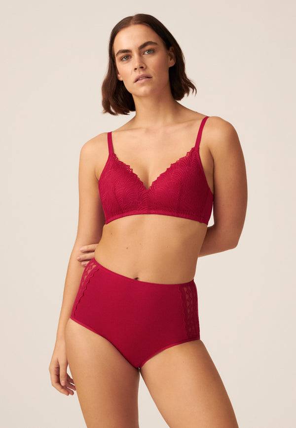 Naturana Perioden Highwaist Slip - Cassis JETZT KAUFEN
