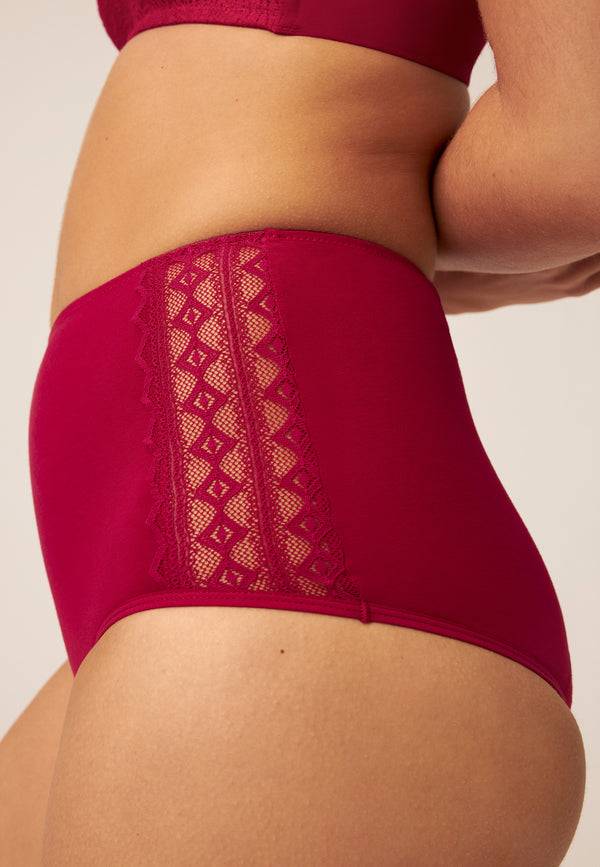 Naturana Perioden Highwaist Slip - Cassis JETZT KAUFEN