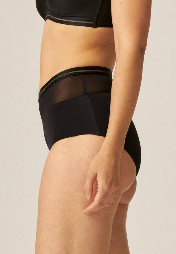 Naturana High Waist Panty - Schwarz Letzte 2 Tage