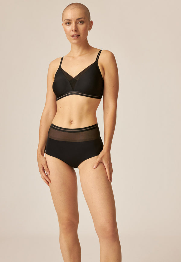 Naturana High Waist Panty - Schwarz Letzte 2 Tage