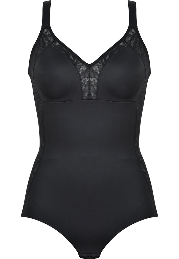 Naturana Minimizer Body mit Spitze - Schwarz Letzter Tag