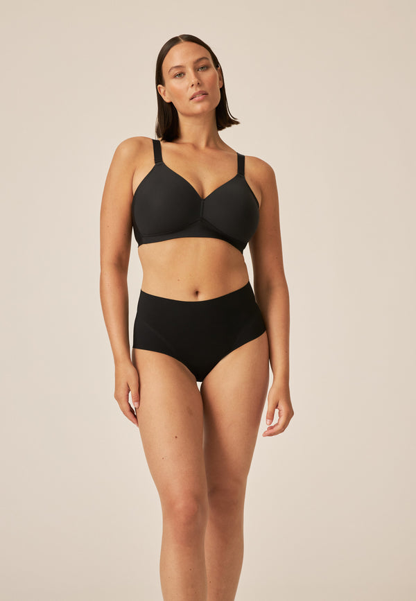 Naturana High Waist Slip mit leichtem Shape-Effekt - Schwarz Bis zu 65% Rabatt