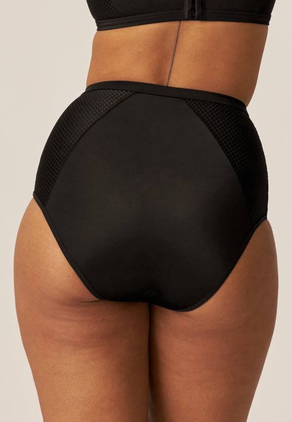 Naturana Comfort High Waist Slip - Schwarz Sonderangebot der Fabrik