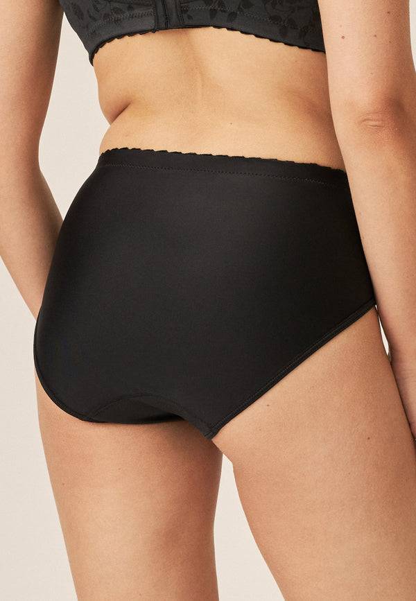Naturana Minimizer Slip mit Blumenmuster - Schwarz 50% Rabatt mit kostenlosem Versand