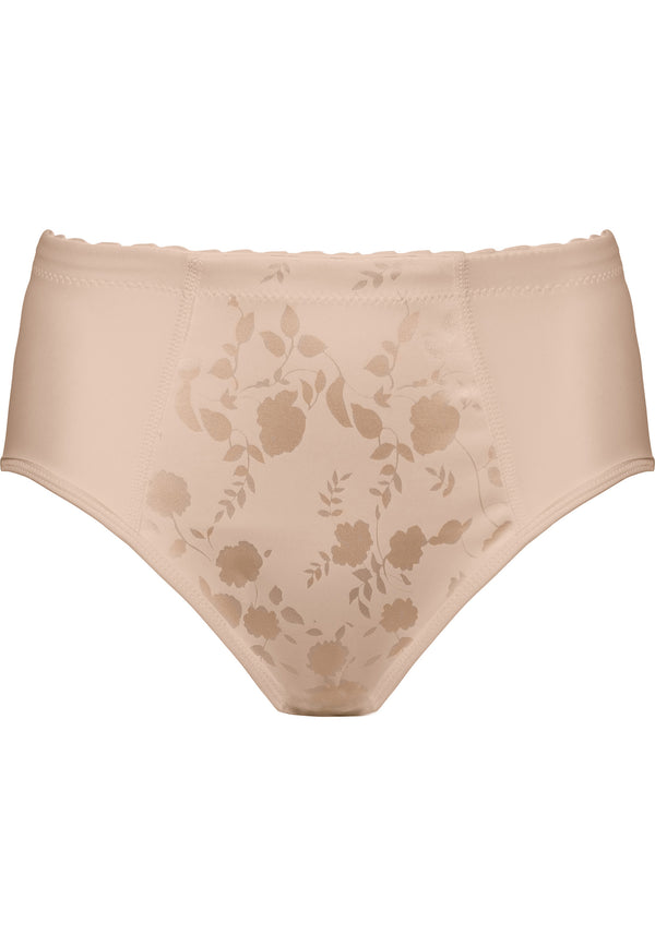 Naturana Minimizer Slip mit Blumenmuster - Light Beige Kostenloser Versand international