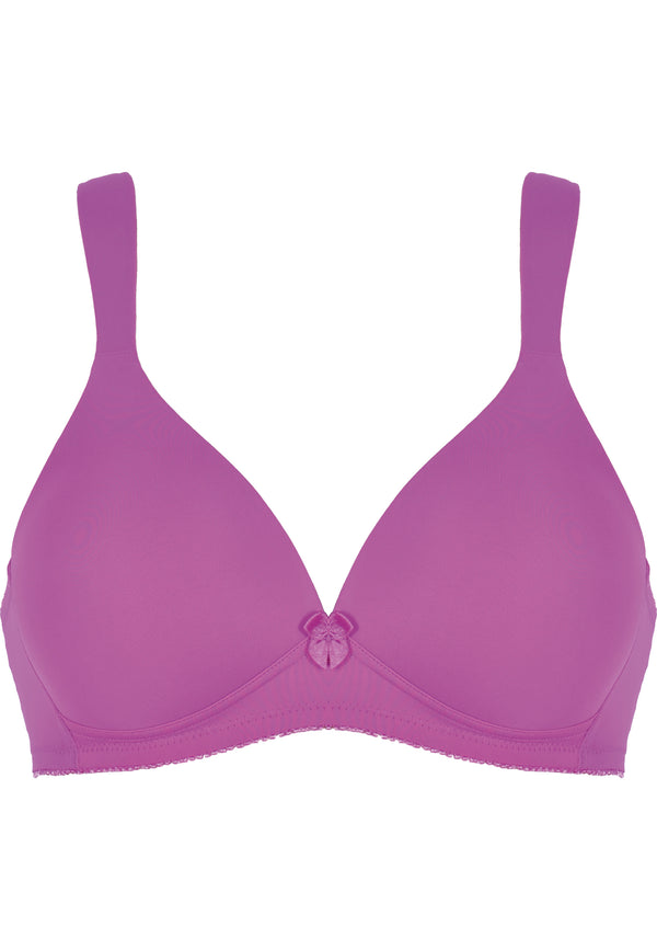 Naturana Soft-BH mit Schale und Entlastungsträgern - Purple Orchid 50% Rabatt für begrenzte Zeit