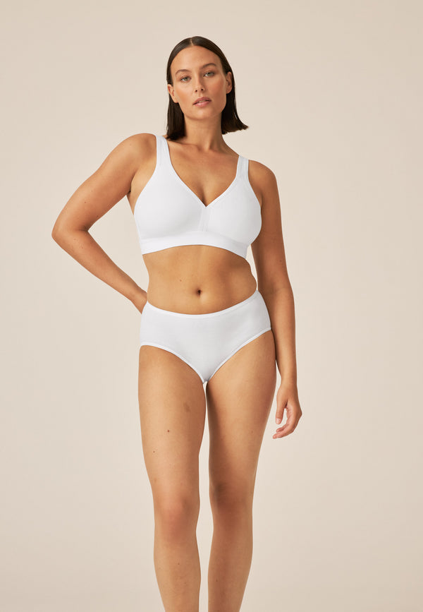 Naturana Athleisure Soft-BH - Weiss Hotsell
