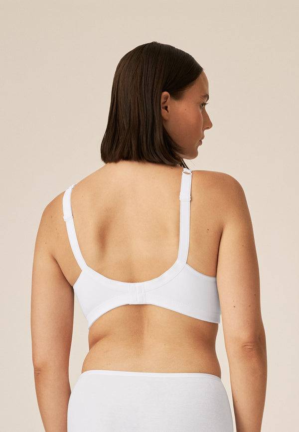 Naturana Minimizer Soft-BH mit Glanzband - Weiss Schlussverkauf