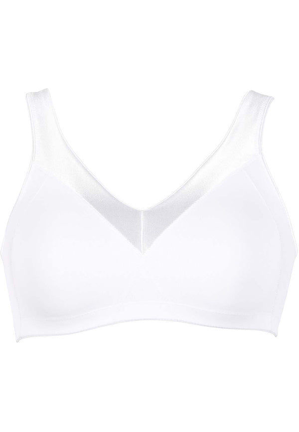 Naturana Minimizer Soft-BH mit Glanzband - Weiss Schlussverkauf