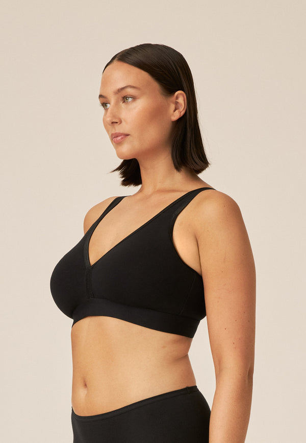 Naturana Athleisure Soft-BH - Schwarz Meist gekauft