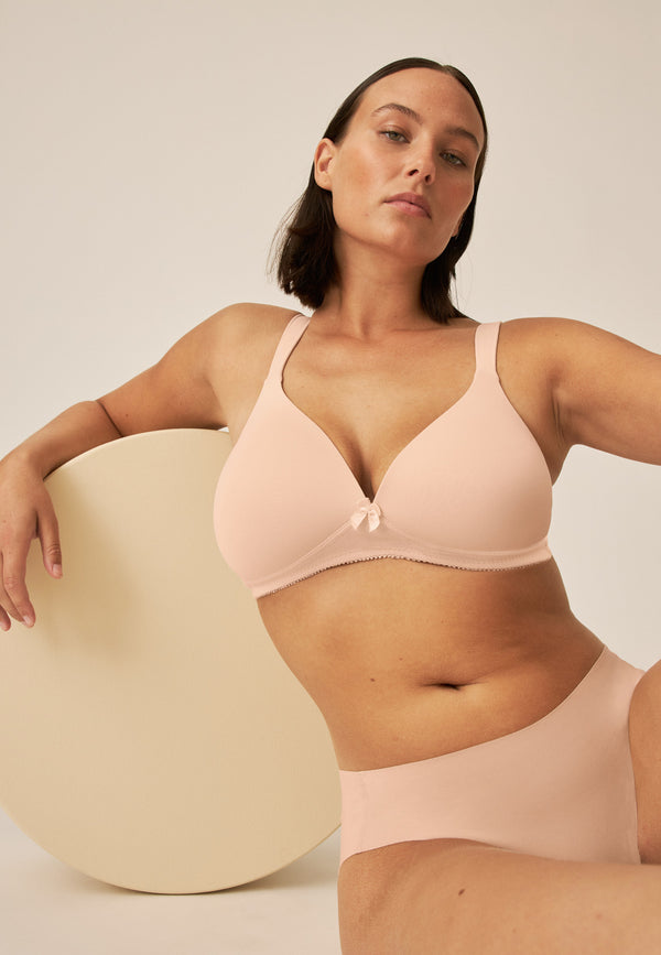 Naturana Soft-BH mit Schale und Entlastungsträgern - Light Beige Limitierter Zeitrabatt