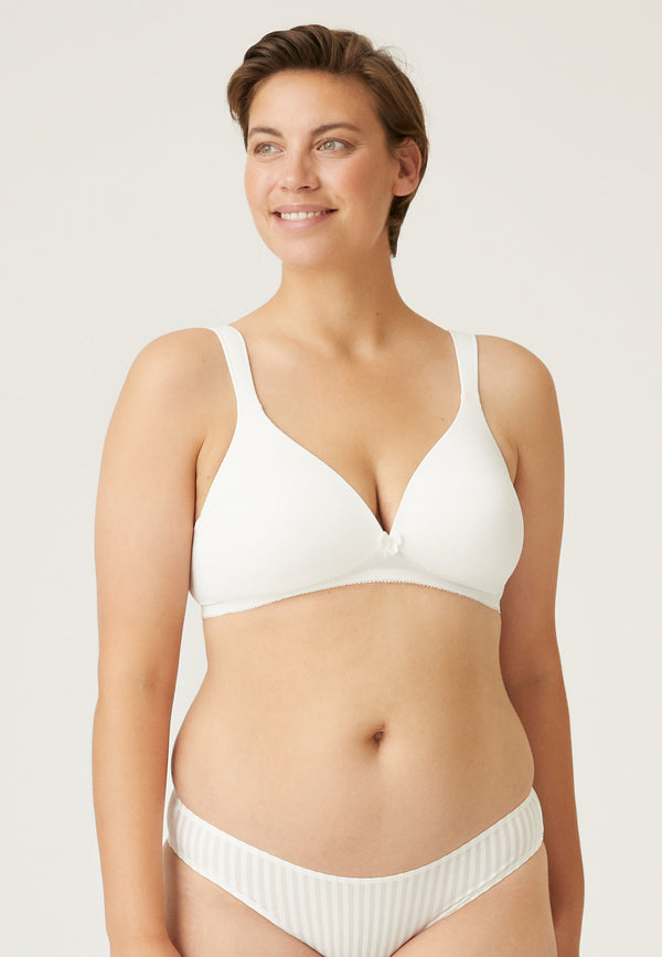 Naturana Soft-BH mit Schale und Entlastungsträgern - Champagner Fabrikpreis
