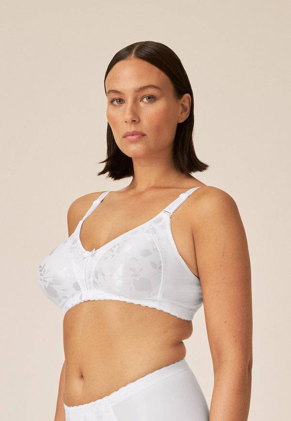 Naturana Minimizer Soft-BH in Blumenmuster - Weiss Sonderangebot