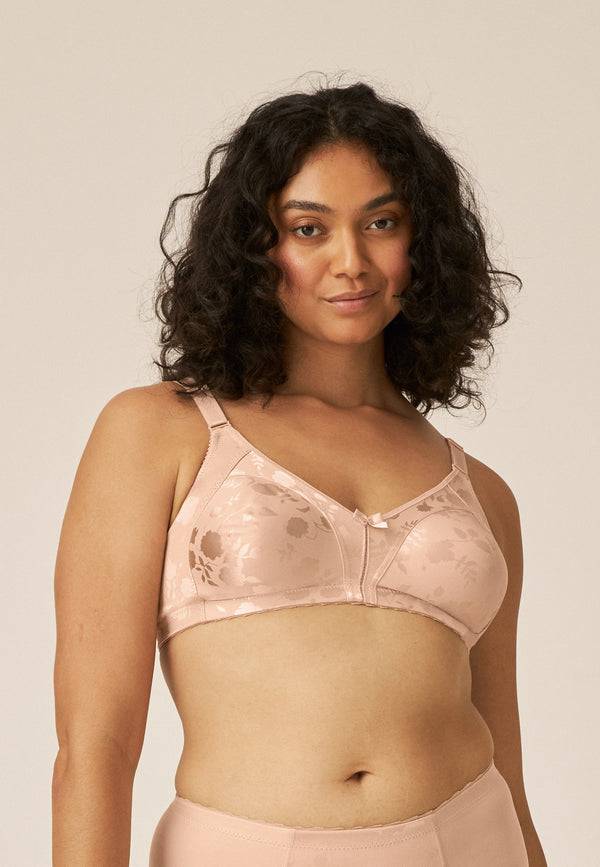 Naturana Minimizer Soft-BH in Blumenmuster - Light Beige Rabatt