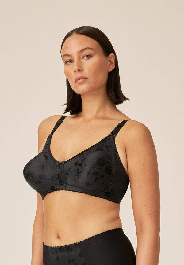 Naturana Minimizer Soft-BH in Blumenmuster - Schwarz Günstig kaufen