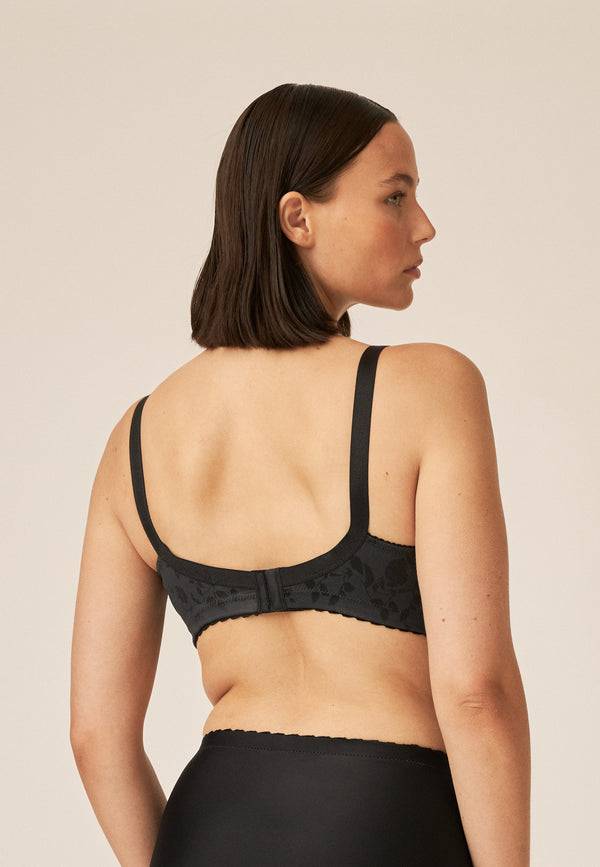 Naturana Minimizer Soft-BH in Blumenmuster - Schwarz Günstig kaufen
