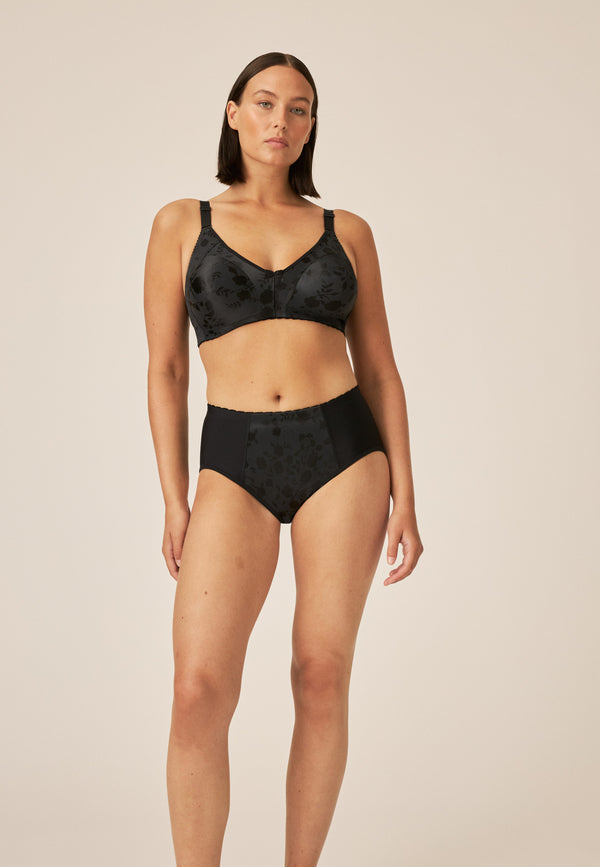 Naturana Minimizer Soft-BH in Blumenmuster - Schwarz Günstig kaufen