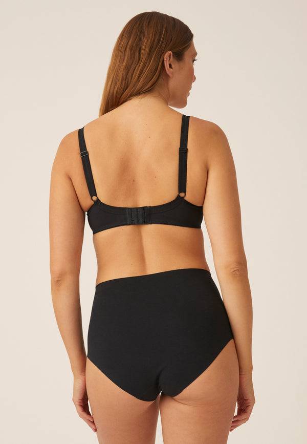 Naturana Minimizer Bügel-BH Simplex - Schwarz Großer Ausverkauf