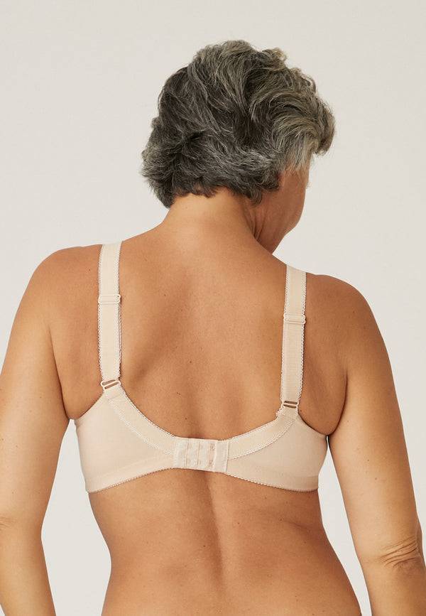 Naturana Klassischer Soft-BH mit Tasche - Light Beige Preisnachlass