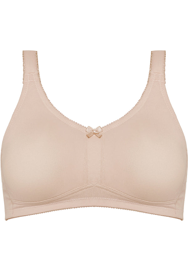 Naturana Klassischer Soft-BH mit Tasche - Light Beige Preisnachlass