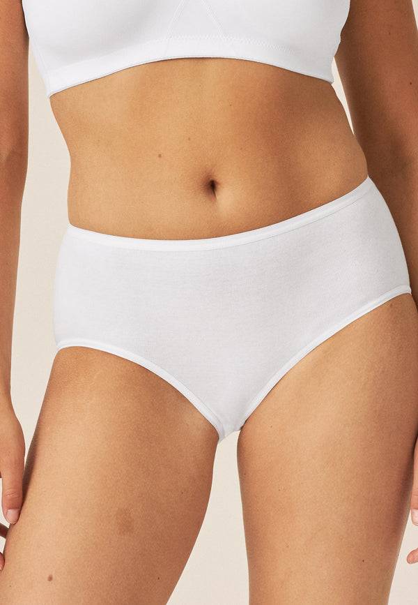 Naturana Midi Slip aus Biobaumwolle - Weiss Black Friday