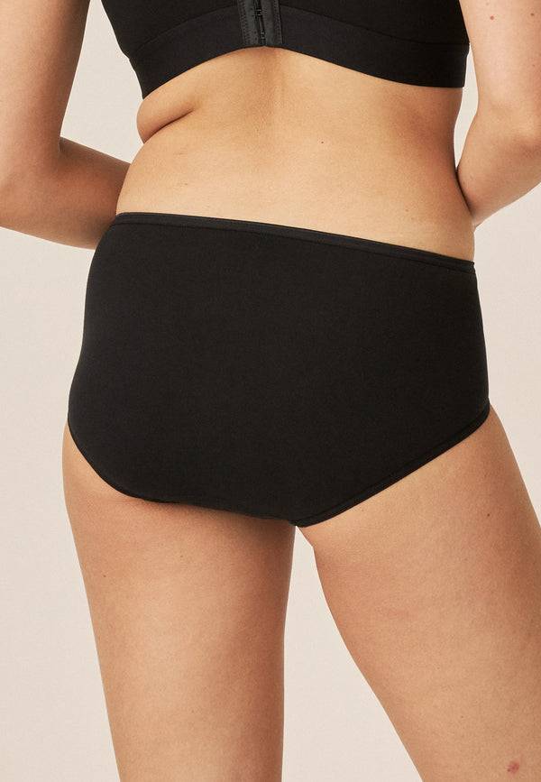 Naturana Midi Slip aus Biobaumwolle - Schwarz Cyber Monday