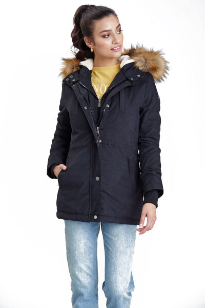 Navahoo Akira warme Damen Winterjacke mit Kapuze Jubiläumsangebot