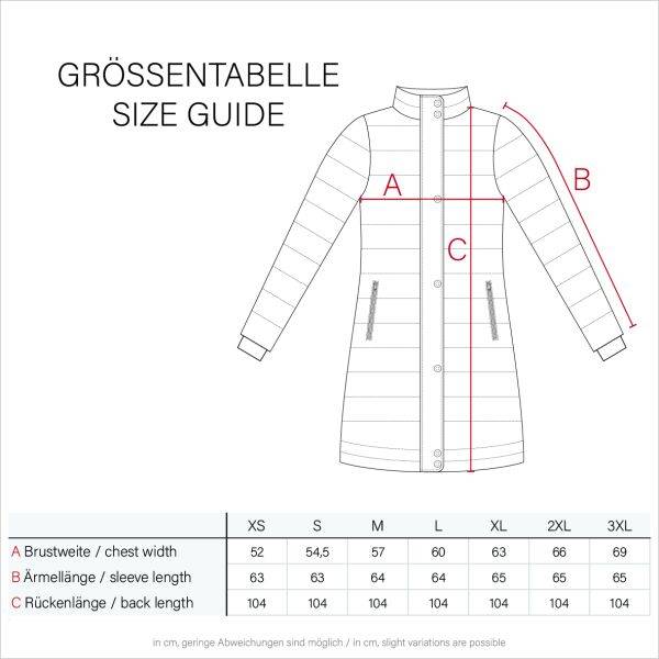 Navahoo Benikoo Damen lange Winterjacke Heißer Verkauf