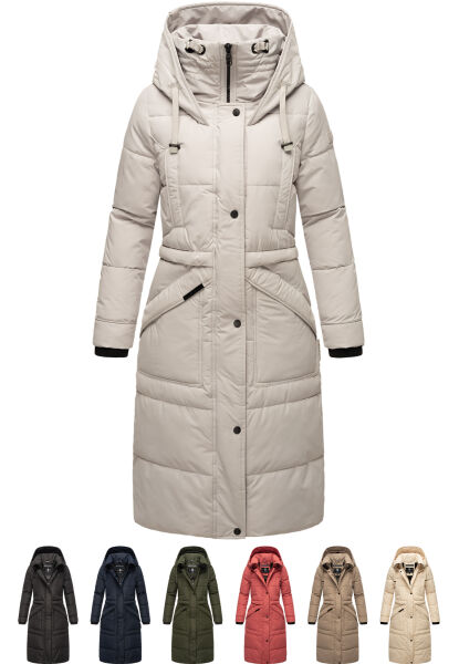 Navahoo Ayumii Damen lange Winter Steppjacke Top Angebot