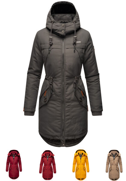 Navahoo Kamil Damen Parka Winterjacke mit Kapuze Tägliche Deals