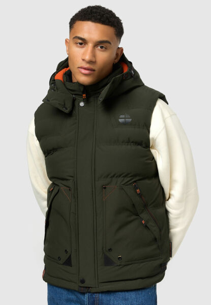 Navahoo Stone Harbour Egoor Herren Winter Steppweste Sonderangebot der Fabrik